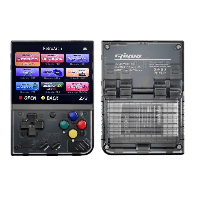 Miyoo Mini Plus+ Open Source Portable GBA PS1 Handheld Game Console_voghion.com