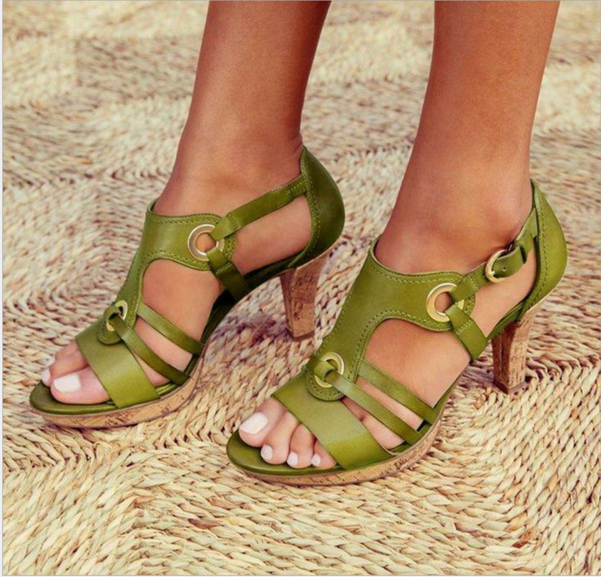 Large Heel 2025 Summer New Taizhou Women's Sandals_voghion.com