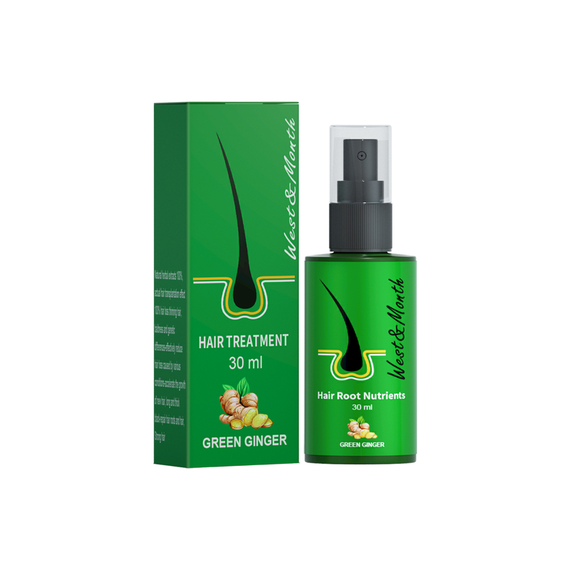 West&Month Lotion Ginger Fixation Follikel und schwarzes Haar nährende Nährflüssigkeit verhindern_voghion.com