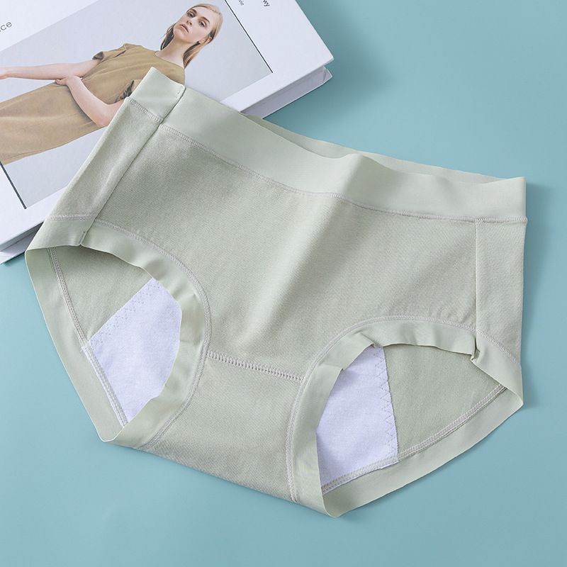 Women's physiological pants, simple close-fitting anti-side leakage menstrual pants_voghion.com