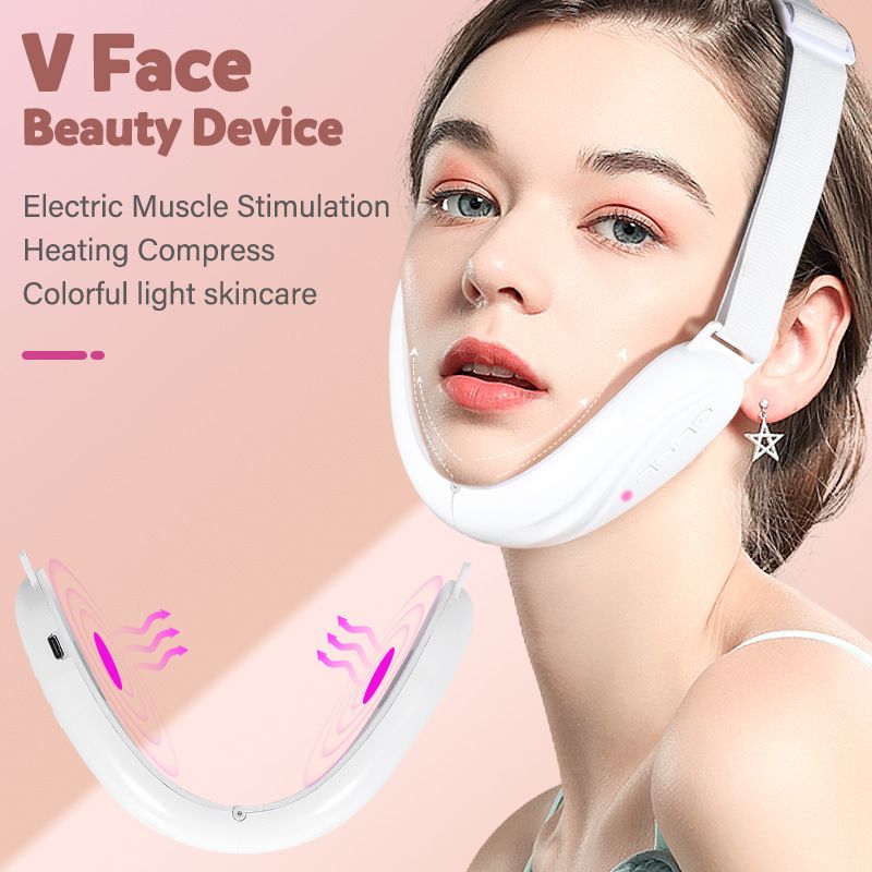 Micro Shaping Tightening Masseter Muscles, Double Chin, V-face Micro Current Beauty Device, Facial Massager 2025 New_voghion.com