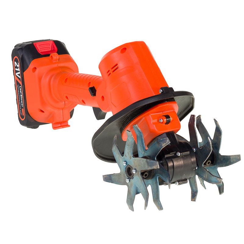 Cordless Electric Mini Cultivator Lightweight 1.2KG Garden Tiller With 500W Motor, Ideal For Weeding, Loosening Soil & Plowing Small Farms & Backyards_voghion.com