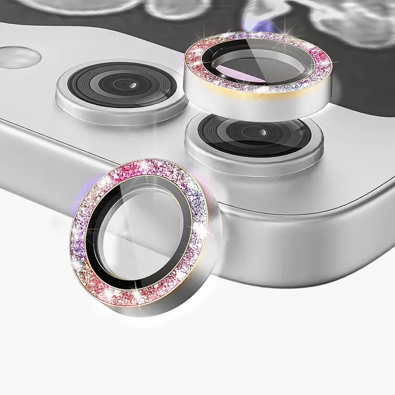 Bling Tiny Dia Alloy Kameraglasschutz für Samsung Galaxy Z Flip FOLD 7 6 5 4 3 Glitzer Metall Objektivringkappe_voghion.com