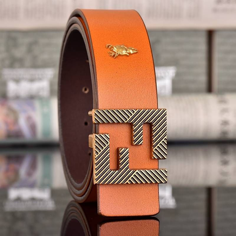 2024 Moderigtigt herrebælte med metalspænde, cool og trendy, førende inden for trenden!_voghion.com