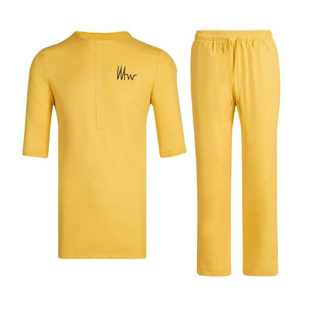 Muška odjeća, muška ljetna majica kratkih rukava, nova modna velika veličina, ležerno dvodijelno odijelo, sportska odjeća_voghion.com