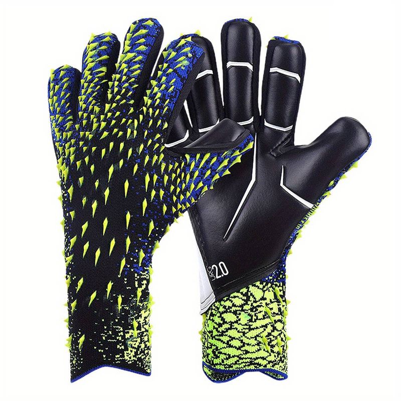 Soccer Goalie Gloves Youth Adults, High Performance Goalkeeper Gloves, Breathable Soccer Gloves, 4+3mm Super Grip Excellent Goalkeeper Glove_voghion.com