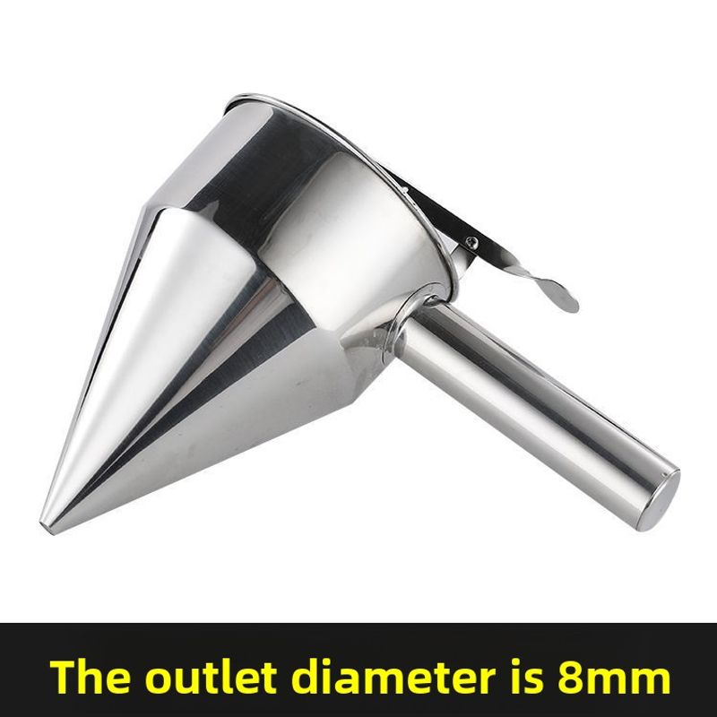 Stainless Steel Octopus Ball Large Diameter Handheld Batter Funnel Liquid Divider Cake Baking Tool_voghion.com