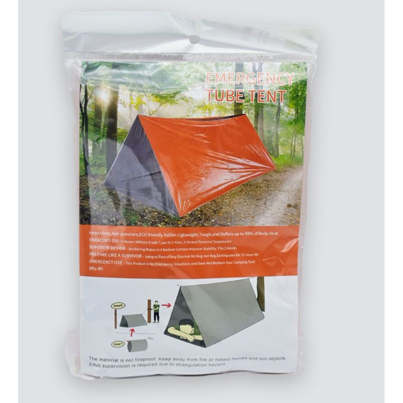 Portable Outdoor Disaster Relief Camping Temporary Simple Sleeping Bag Thermal Emergency Blanket Single Layer Aluminum_voghion.com