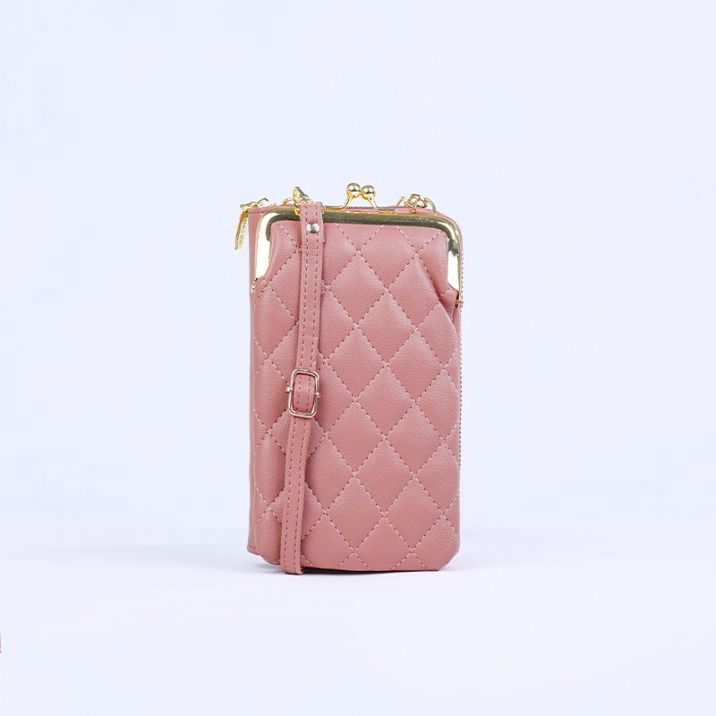 Bolsa de celular feminina de nicho bordado mini bolsa mensageiro bolsa de ombro fashion_voghion.com