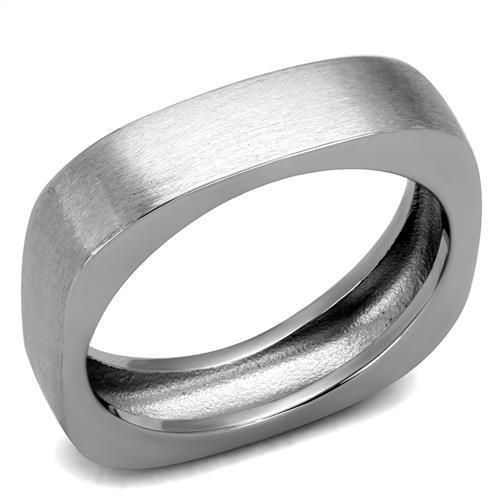 TK2668 - High polished (no plating) Stainless Steel Ring with No Stone_voghion.com