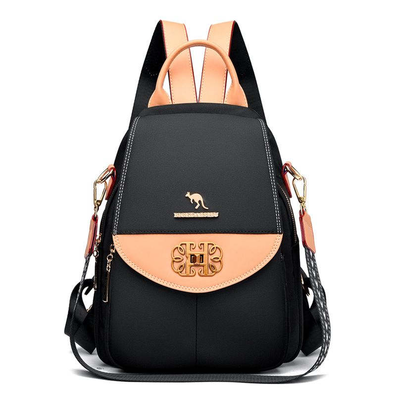 2024 New Fashion Trend Large Capacity Double Shoulder Slant Cross Leisure Travel Bag Student Backpack_voghion.com