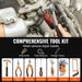 SucceBuy Tool Kit Home Repairing Tool Kit With Portable Tool Storage Case Home Maintenance DIY Projects And Automotive Repair_voghion.com