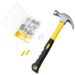 218 Tool Kit General Hand With Yellow Tool Set Case Plastic Storage Toolbox Household Piece_voghion.com