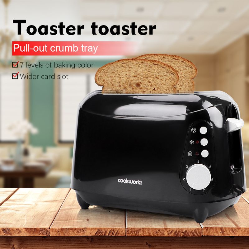 Household light food vomit 2 pieces breakfast driver toaster bread slices British standard_voghion.com