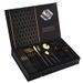 24-Piece Stainless Steel Cutlery Set - Steak Knives Forks & Coffee Spoons In Elegant Gift Box_voghion.com