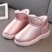 Children's Snow Boots For Boys And Girls 25 New Style Winter Fleece And Thickened Cotton Shoes_voghion.com