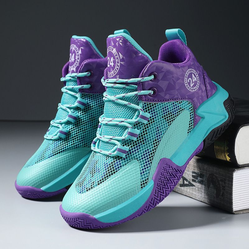 Children's Basketball Boys' Spring And Summer New Student Non-Slip Shock Absorption Sports Shoes For Older Kids_voghion.com