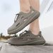 Sapatos masculinos Four Seasons antiderrapantes, casuais, respiráveis, confortáveis, chinelos fechados, sem cadarço_voghion.com