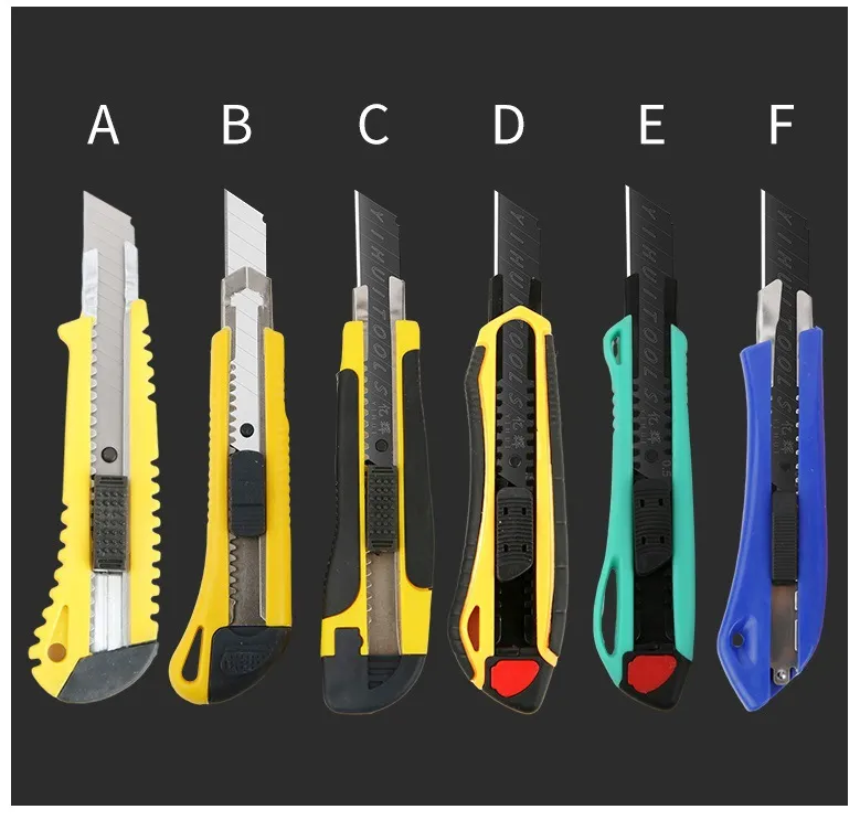 SOURCE manufacturers multiple models 18mm art knife paper cutting knife wallpaper knife multi-purpose industrial grade tool knife_voghion.com