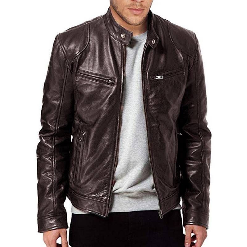 Leather Jacket Men Men's Leather Jackets_voghion.com