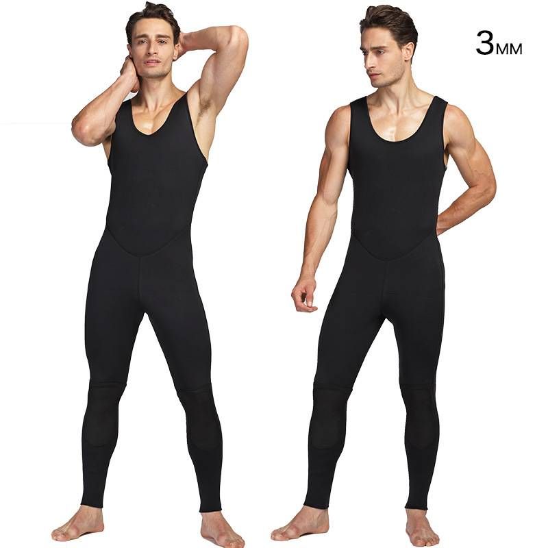 Men's 3mm Two-piece Diving Suit, Overalls, Diving Suit, Diving Suit, Outdoor Diving, Swimming, Snorkeling, Diving Suit_voghion.com