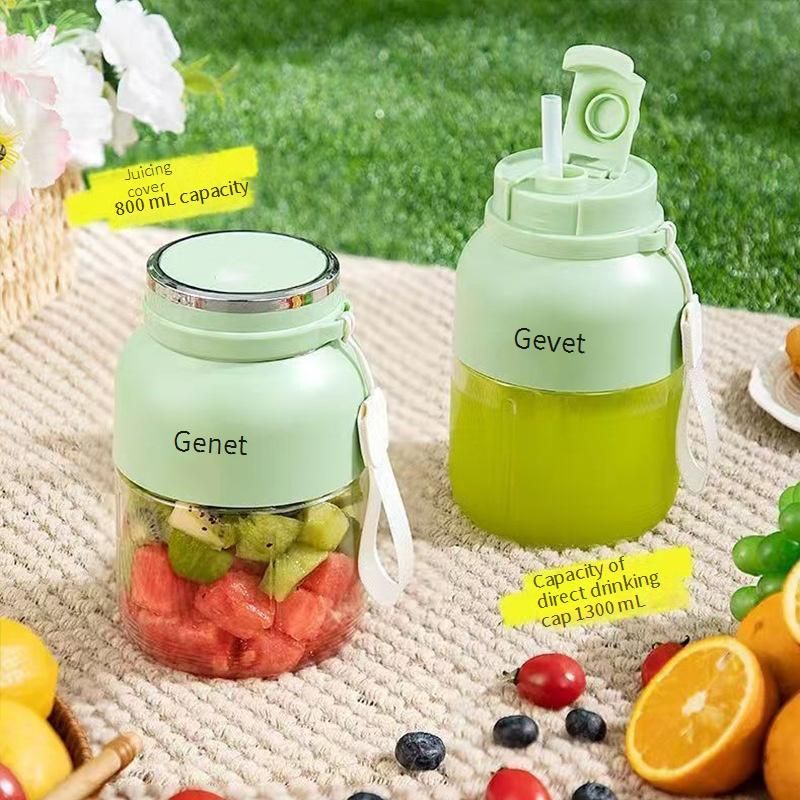 Gemet 1.3L Wireless Portable Blender Cup With Dual Lids, 12000 RPM, 38-Blade Juicer For Smoothies, Baby Food & On-the-Go Use, BPA-Free_voghion.com