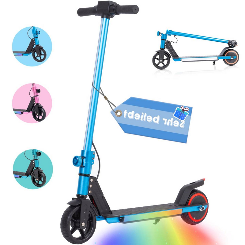Vankel Elektroroller für Kinder von 6–14 Jahren – Faltbarer 6,5-Zoll-E-Scooter, 150-W-Motor, 60-Wh-Akku – Tolles Geschenk für Kinder_voghion.com