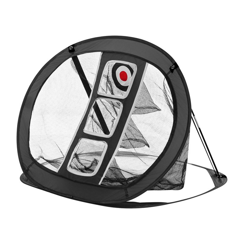 VEVOR Golf Chipping Net, Pop Up Golf Practice Net, Portable Indoor Outdoor Home Golf Hitting Aid Net With Target/Mat/Balls/Tee/Carry Bag, For Backyard Driving Training Swing, Gift For Men, Black_voghion.com