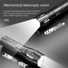 Torcia elettrica Shenyu, luce potente, tiro lungo, piccola, super-ciclistica, ricaricabile, LED, illuminazione per esterni, casa, zoom luminoso +_voghion.com