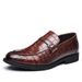 New Mens Casual Classic Designer Emed Leather Brand Comfortable Business Dress Shoes For Men Loafers_voghion.com