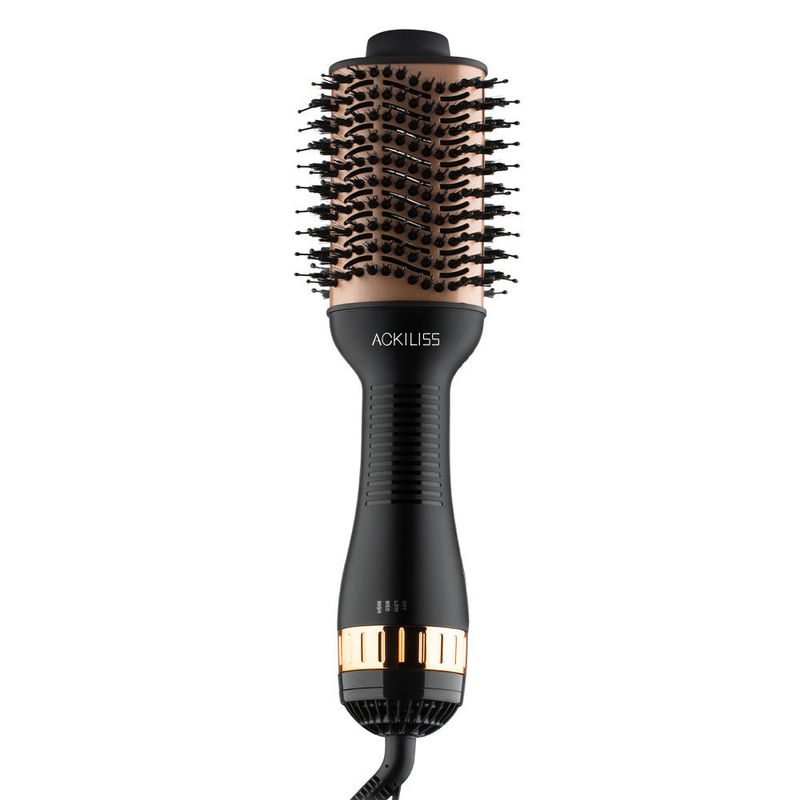European Standard And Straightening Dual-use Styling 3-in-1 Hot Air Brush Automatic Curling Iron Electric Hair Dryer_voghion.com