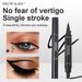 MENDSMAN Doppelseitiger schwarzer Eyeliner-Flüssigstift, Wimpernstempel-Make-up für Anfänger_voghion.com