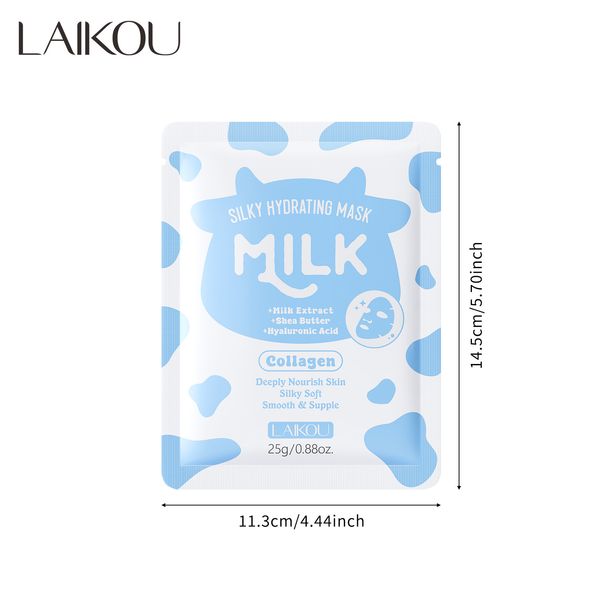 LAIKOU Milk Mask 25g Hydrating Moisturizing Facial Care Moisturizing Mask_voghion.com