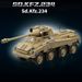 WW2 Military Classic Model Army Sd.Kfz.234 Type 8-wheeled Heavy Armored Reconnaissance Vehicle Building Blocks Bricks Toys_voghion.com