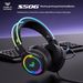 S506 RGB Esports Gaming Headset Mit Mikrofon, Rauschunterdrückungsfunktion, 7.1 Surround Sound, Angenehm Zu Tragen, Geeignet Für PC_voghion.com
