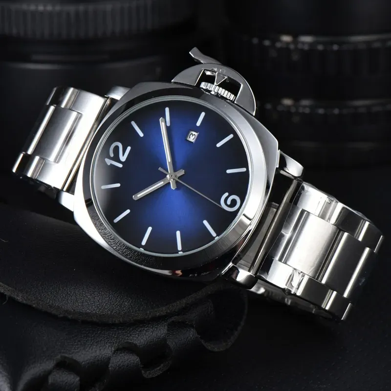 Zegarki na rękę dla mężczyzn 2024 Nowe zegarki męskie Wszystkie tarcze Praca Automatyczna maszyna Zegarek Najlepsza luksusowa marka Zegar Męski moda Czarny pasek gumowy_voghion.com