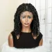 Springy Twist Braids Wig Lace Wig Synthetic Wig Beginners Friendly Heat Resistant 14inch_voghion.com