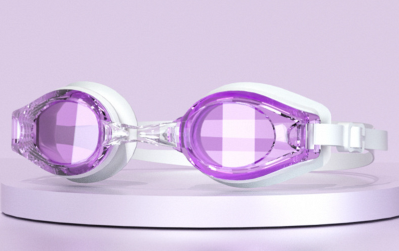 Swimming HD mya with degree anti-fog adult equipment Racing electroplating goggles swimming cap set_voghion.com