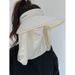 Women's With Shield, Large Brim, Open Top, Mask, Face Cover, Neck Protection, Cycling, Ice Silk Sun Hat_voghion.com