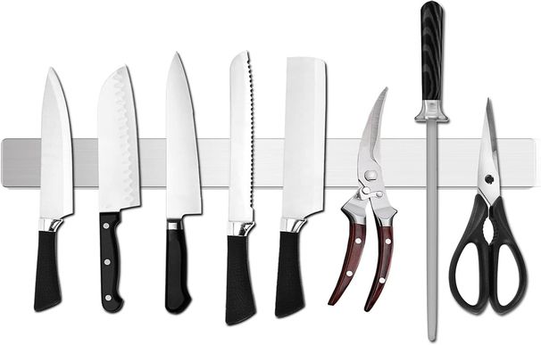 Striscia magnetica salvaspazio in acciaio inossidabile senza foratura_voghion.com