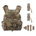 KZ Tactical Vest – Modular Quick-Release Plate Carrier With Cordura Fabric & MOLLE System | Multi-Purpose Outdoor Training & Airsoft Gear_voghion.com