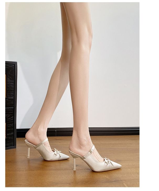 Elegante, spitze High Heels für Damen im Jahr 2025, neue, atemberaubende Feenschleifen-Einzelschuhe im französischen Stil mit Zehenkappen_voghion.com