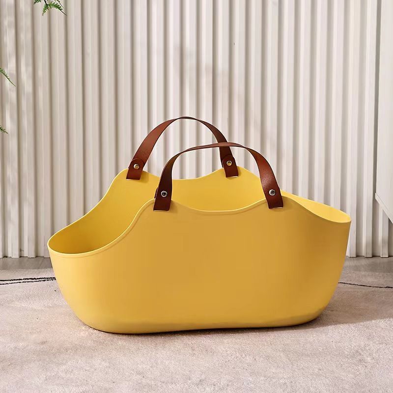 Taşınabilir büyük kedi kum kabı yarı kapalı Açık kedi tuvaleti kum küreği sıçramaya dayanıklı taşınabilir_voghion.com