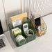 Multi-Compartment Makeup Organizer - Plastic Desktop Storage Box For Cosmetics Skincare & Stationery_voghion.com