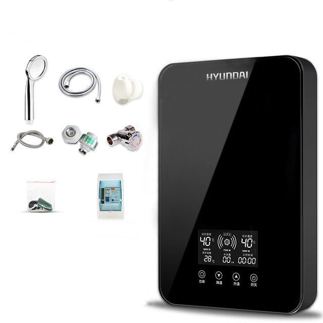 SL-A1-80 Scaldabagno elettrico istantaneo intelligente per la casa, temperatura costante e riscaldamento rapido, piccola macchina per doccia e bagno_voghion.com