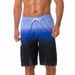 Summer Plus Beach Schnelltrocknende Fünfviertelhose, Lockere, große Shorts mit Farbverlauf, Herrenhose_voghion.com