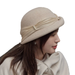 2025 New Women's Winter Wool Beret, Flap Design, French Elegance, Silk And Linen Blend Bowler Hat_voghion.com