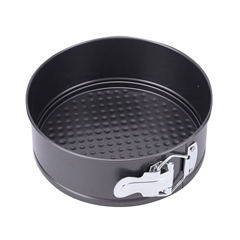 Kuchenform-antihaftbeschichtete Springform-Wanne des Kohlenstoffstahl-18cm für das Backen und den Ofen-Gebrauch_voghion.com