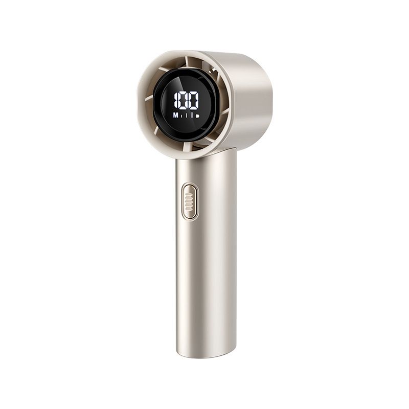 100-Gang-USB-aufladbarer kleiner Hochleistungs-Hochgeschwindigkeits-Hand-Turboventilator für den Außenbereich_voghion.com