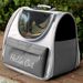 Carrier Portable Bag Breathable Double Shoulder Pet Large Capacity Backpack Cage Space Capsule Cat Supplies_voghion.com